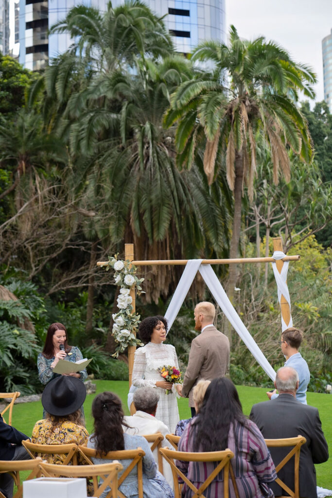 Brisbane City Botanical Gardens weddings with Elope Brisbane