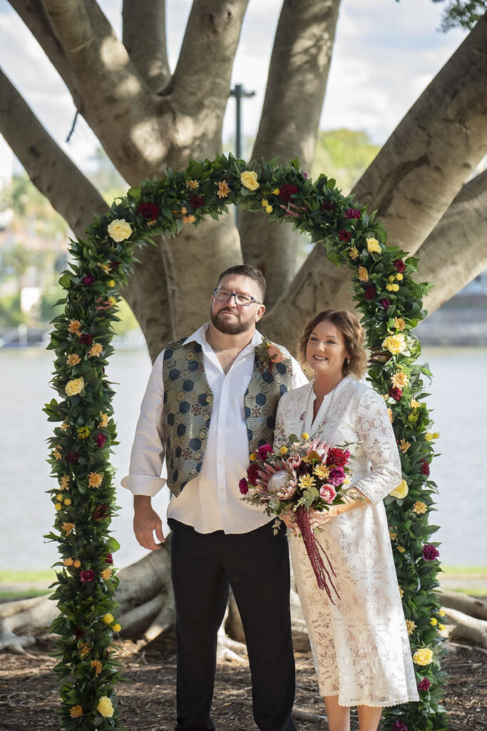 Brisbane wedding on the Brisbane River, Westend by Elope Brisbane