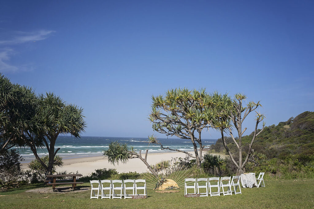 point lookout ceremony Straddie by elope brisbane