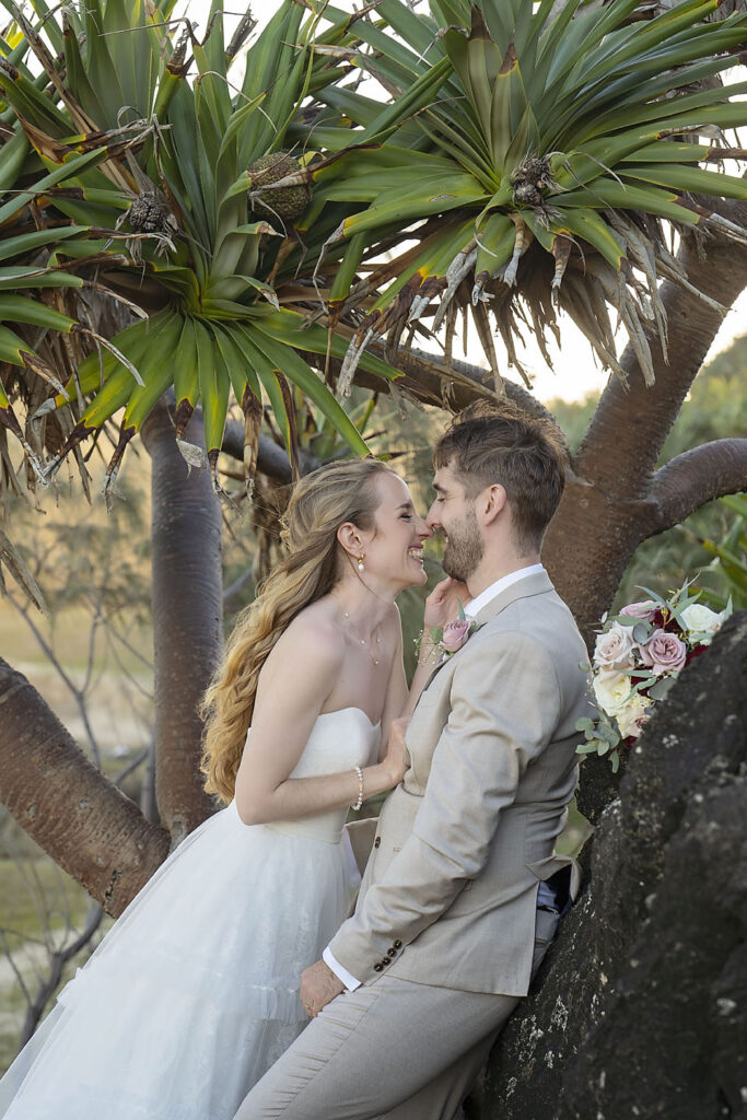 Cylinder Beach ceremony Straddie by elope brisbane